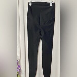 Glowe Maternity Black High-Waisted Leggings Size Small